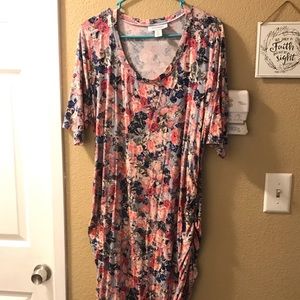 Side Ruched Maternity dress